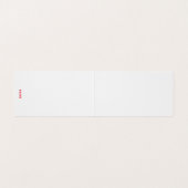 Vork en Mes Visitekaartje (Binnenkant ongevouwen)