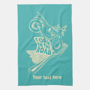 Vork in de weg motorongeluk theedoek