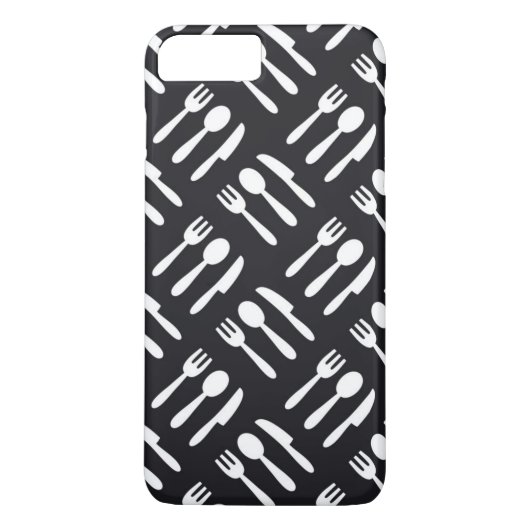 Vork lepel mes patroon Case-Mate iPhone case (Achterkant)