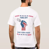 vork-off-t-shirt t-shirt (Achterkant)