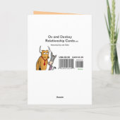 vork op de weg kaart (Achterkant)