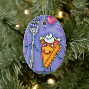 VORK & POMPOENTAART, GEMAAKT VOOR ELKAAR, ROMANCE KERAMISCH ORNAMENT