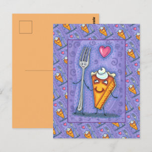 VORK & POMPOENTAART, GEMAAKT VOOR ELKAAR, ROMANTIE BRIEFKAART