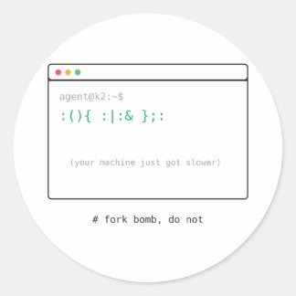 Vorkbom - Ontwikkelaar Sticker Cadeau