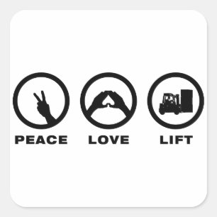 vorkhefbedrijf vierkante sticker