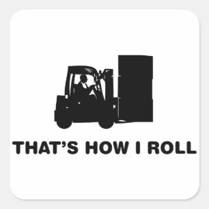 vorkhefbedrijf vierkante sticker