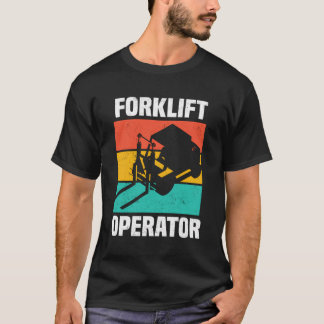 Vorkheftruckchauffeur plezier instructie grappige t-shirt