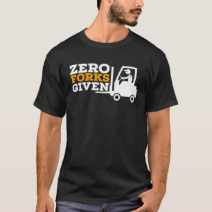 Vorkheftruckexploitant Nul Vorken Gegeven Pakhuis T-shirt