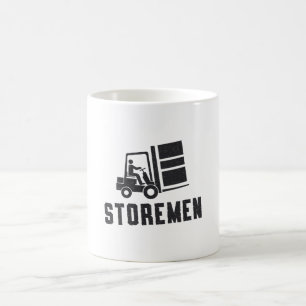 Vorklift Operator Storemen Forklift Driver Truck Koffiemok