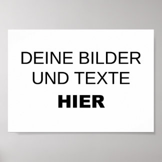 Vorlage für individuelle Poster