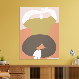 Vorm & Flow Canvas Afdruk