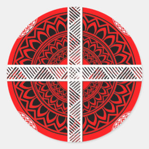 Vorm: Klassieke Ronde Stickers Maak aangepaste sti