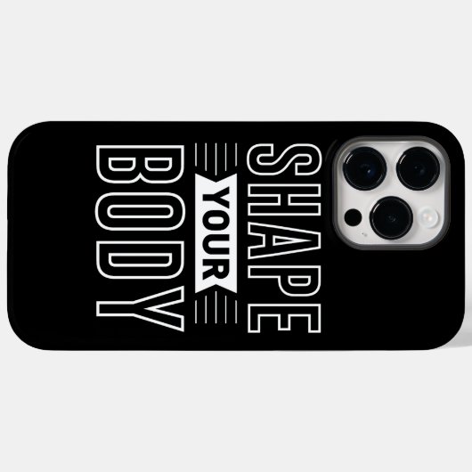 VORM UW LICHAAM Case-Mate iPhone CASE (Achterkant (horizontaal))