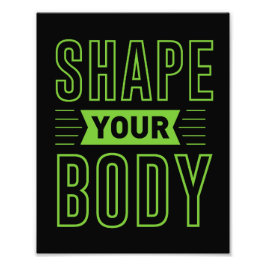 VORM UW LICHAAM FOTO AFDRUK