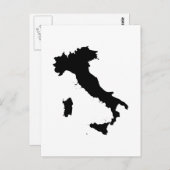 Vorm van Italië Briefkaart (Voorkant / Achterkant)