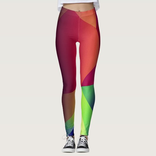 Vormen en hoeken leggings (Voorkant)