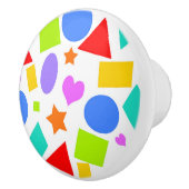 Vormen en kleuren keramische knop (Rechts)