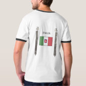 Vormen en vlag T-Shirt (Achterkant)