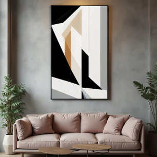 Vormen in evenwicht canvas afdruk