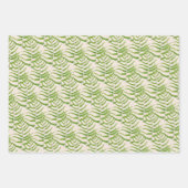 Vormen in Groen op een Reeks van het VerpakkingsPa Inpakpapier Vel (Voorkant)