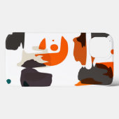 Vormen in retrokleuren, abstract ontwerp Case-Mate iPhone case (Achterkant (horizontaal))