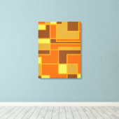 Vormen maken afdrukken op vormcanvas (Insitu (Houten vloer))