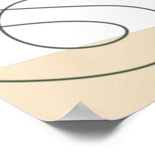 Vormen Manuscript 3 lijst de Kleine Zitgrafiek van Poster (Hoek)