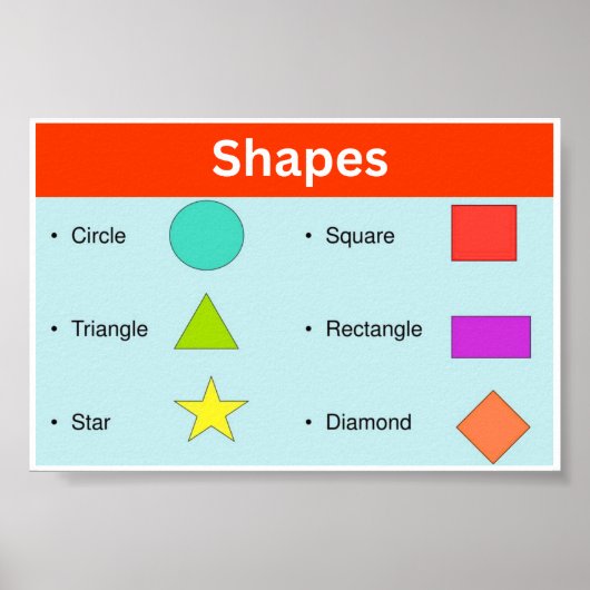 Vormen Poster (Voorkant)