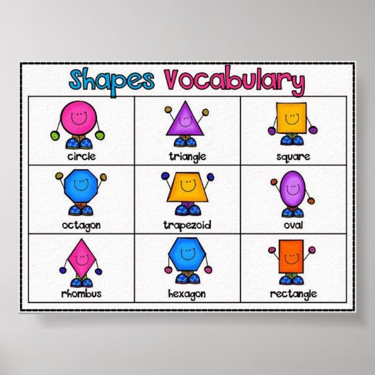 Vormen Poster (Voorkant)