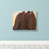 Vormen van angst door Maynard Dixon Canvas Afdruk (Insitu (Houten vloer))