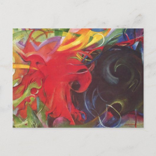 Vormen van Franz Marc, kunst Briefkaart (Voorkant)