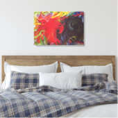 Vormen van Franz Marc,  kunst Canvas Afdruk (Insitu (Slaapkamer))