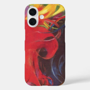 Vormen van Franz Marc,  kunst iPhone 16 Hoesje