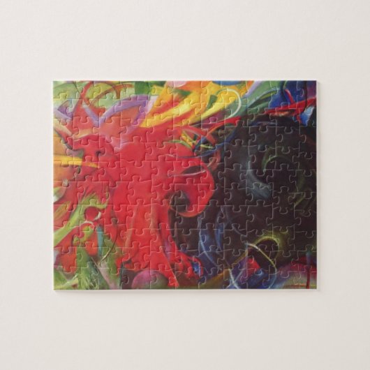 Vormen van Franz Marc, kunst Legpuzzel (Horizontaal)