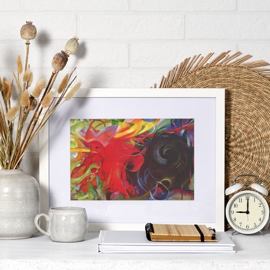 Vormen van Franz Marc, kunst Poster