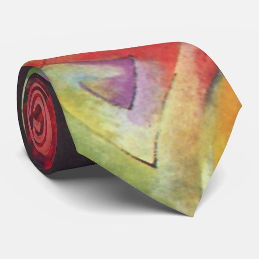 Vormen van Franz Marc,  kunst Stropdas (Opgerold)