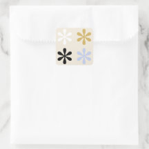 Vormen Vierkante Sticker