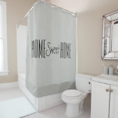 Vormgeving: "Home Sweet Home" | Schoengordijn Douchegordijn (In situ)