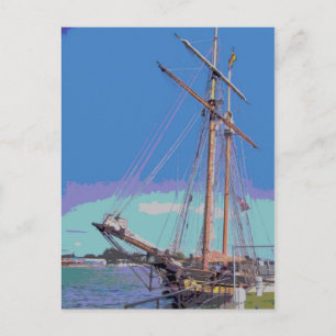 Vormgeving Tall Ship Briefkaart
