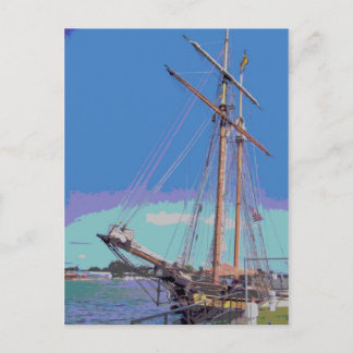Vormgeving Tall Ship Briefkaart
