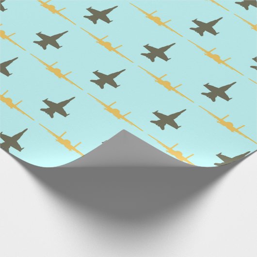 "vorming van een luchtvloot" cadeaupapier (Hoek)