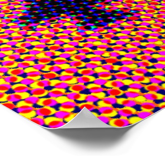 Vorming van F16s in Sinaasappel. Pop Art Poster (Hoek)