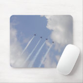 Vorming van militaire straalvliegtuigen muismat (Met muis)