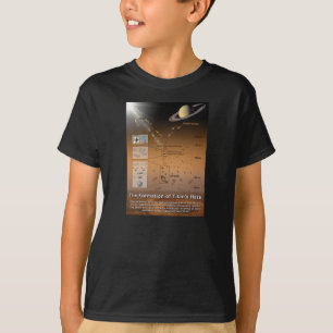 Vorming van Titan's Haze Planet Saturn Moon T-shirt