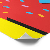 Vormpatroon 90 s poster (Hoek)