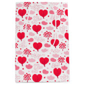 Vormt het hekpatroon van Valentijnse Medium Cadeauzakje (Voorkant)