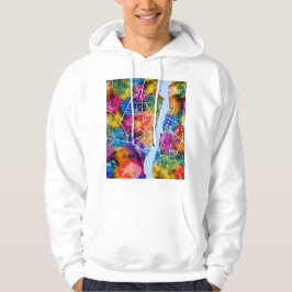 Voronezh Russia City Map Hoodie