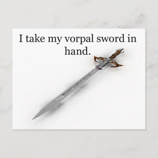 Vorpal Briefkaart (Voorkant)