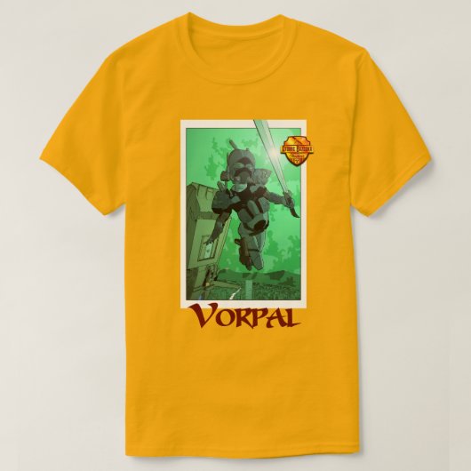 Vorpal Comic Book TShirt : The Fling TShirt (Design devant)
