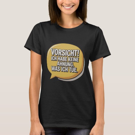 Vorsicht T-shirt (Voorkant)